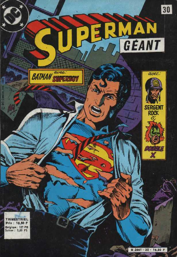 Scan de la Couverture Superman Gant 2 n 30